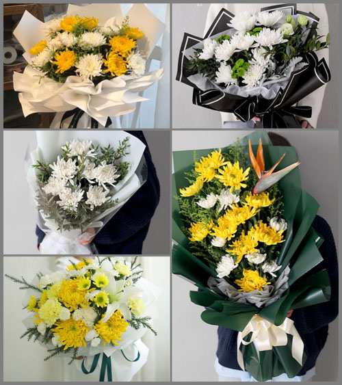 福建漳州平和县秀峰乡文田村白事花束代送